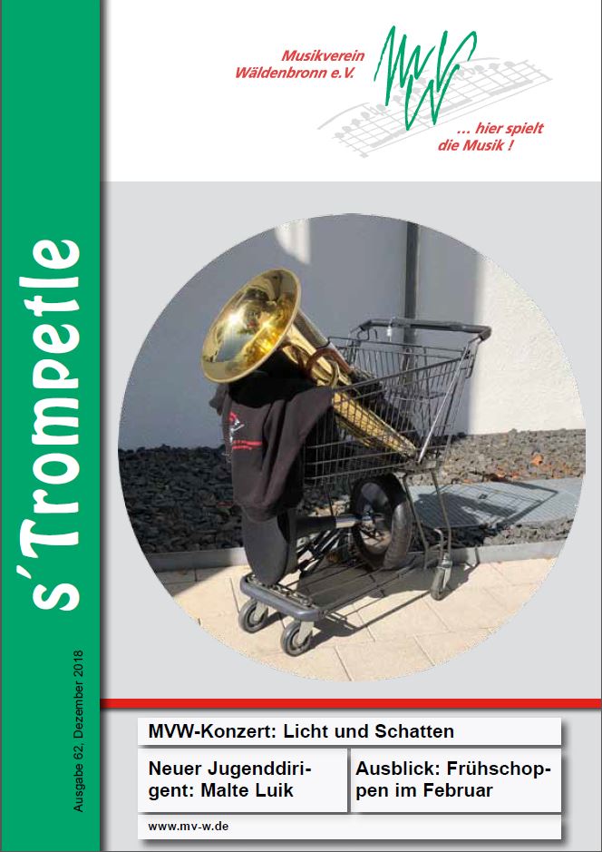 Trompetle 62 Winter 2018 Titelseite